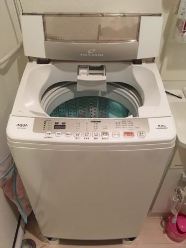 AQUA全自動洗濯機の全容